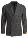 Tagliatore Double-breasted Blazer In Black