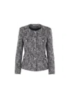 Tagliatore Jodie Tweed Jacket In Multi
