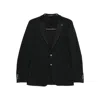 Tagliatore Single-breasted Blazer In Black