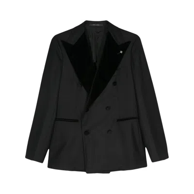 TAGLIATORE JACKETS BLACK