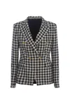 Tagliatore "j Alycia" Linen And Viscose Blazer In Black
