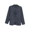 Tagliatore Two-button Jacket In Blue