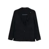 Tagliatore Single-breasted Blazer In Blue