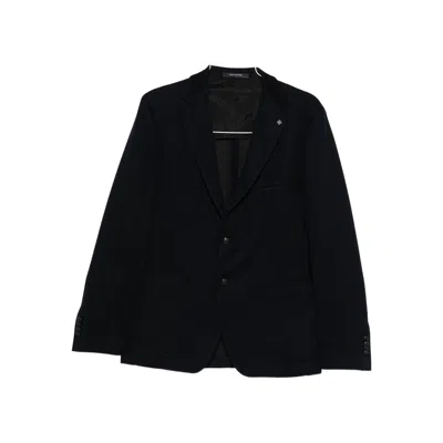 Tagliatore Jackets Blue In Black