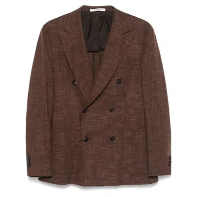 Tagliatore Jackets In Brown