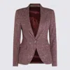 Tagliatore Tailored Jacket With Flap Pockets And Vent In Brown
