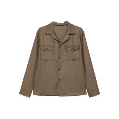 TAGLIATORE JACKETS BROWN