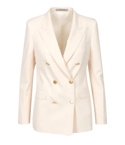 Tagliatore Jackets Cream In White