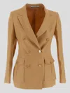 Tagliatore Tailored Jackets Featuring Notched Lapels In Dark Yellow
