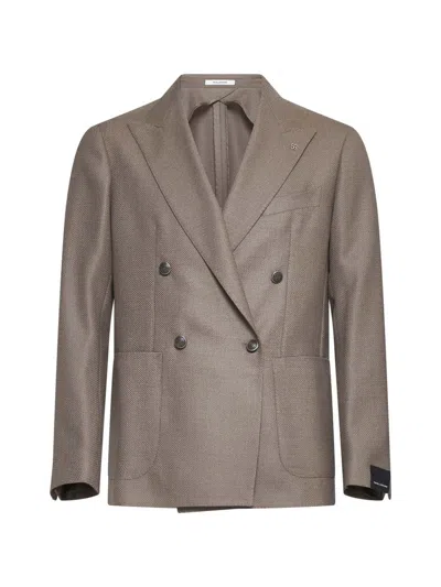 Tagliatore Blazer In Dove,grey