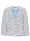 Tagliatore Light Blue Jacket In Gray