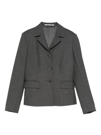 TAGLIATORE TAGLIATORE GREY VIRGIN WOOL BLAZER
