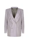 Tagliatore Jackets In Gray
