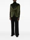 Tagliatore Long-sleeves Patch-pocket Blazer In Green