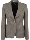 Tagliatore Two-button Blazer In Grey