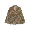 Tagliatore Camouflage-pattern Blazer In Green