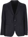 Tagliatore Button Single-breasted Jacket In Multi