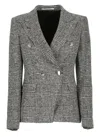 Tagliatore Jalicya Double-breasted Blazer Jacket In Multicolour