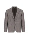 Tagliatore Tailored Jacket With Single Button Front In Multicolour