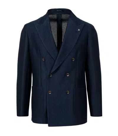 Tagliatore Navy Nero Clothing Jackets In Blue
