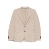 Tagliatore Long-sleeved Suit Jacket In Neutral