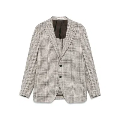 Tagliatore Jackets Neutral, Brown In Gray