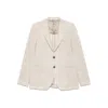 Tagliatore Jackets Neutral In White