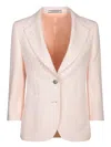 Tagliatore Debra Boucle Jacket In Pink