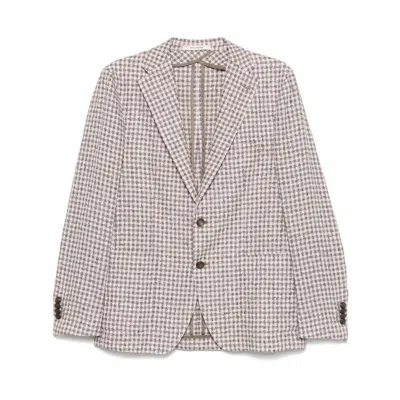 Tagliatore Jackets In Pink/brown