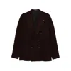 Tagliatore Double-breasted Blazer In Red