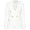 Tagliatore White Double-breasted Blazer In White