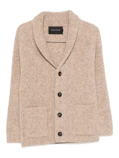 Tagliatore Jackson Button Pockets Cardigan In Neutral