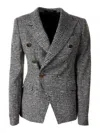 Tagliatore Jalicya Double-breasted Blazer Jacket In Black