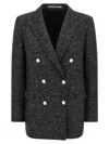 Tagliatore J-asmine10b Blazer In Grey Wool In Gray