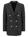 Tagliatore J-asmine10b Blazer In Grey Wool In Gray