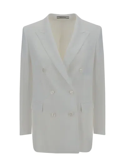 Tagliatore Jasmine Blazer Jacket In 800 Bianco