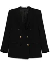 Tagliatore Corduroy Blazer In Schwarz