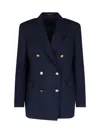 Tagliatore Tailored Double-breasted Jacket With Gold Buttons