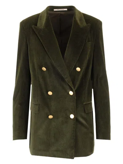 Tagliatore Jasmine Double-breasted Blazer In Green