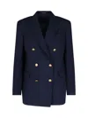 Tagliatore Tailored Double-breasted Jacket With Gold Buttons
