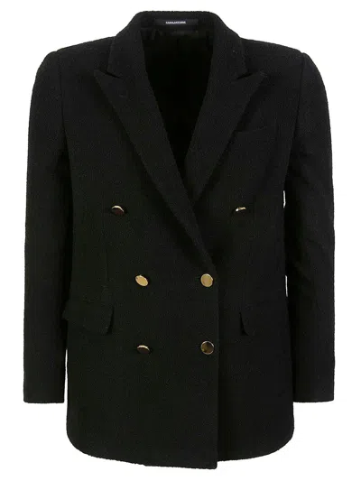 Tagliatore Jasmine Double-breasted Blazer In Nero