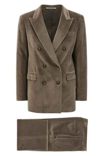 Tagliatore 'jasmine' Dress In Brown