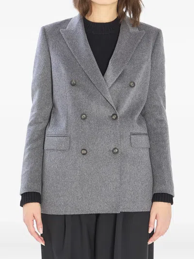 TAGLIATORE JASMINE PEAK-LAPELS DOUBLE-BREASTED BLAZER