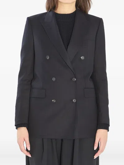 TAGLIATORE JASMINE PEAK-LAPELS DOUBLE-BREASTED PEACOAT