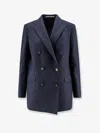 Tagliatore Jasmine Virgin Wool And Cashmere Blazer In Blue