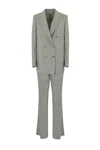 Tagliatore Jasmine Wool And Silk Suit In Perla