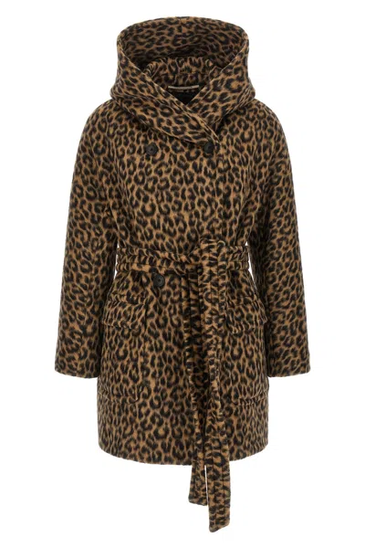 Tagliatore Leopard Printed Jilly Coat In Animal Print