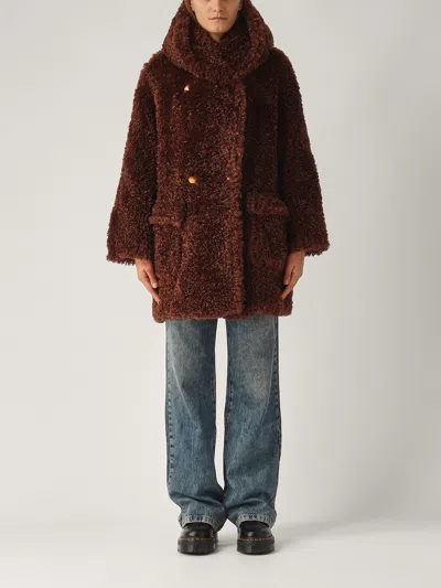 Tagliatore Jilly Coat In Cioccolato