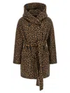 Tagliatore Leopard Printed Jilly Coat In Animal Print