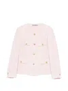 Tagliatore Jodie Button Flap-pocket Jacket In Pink